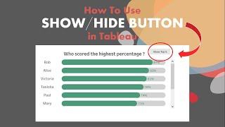 How To Use Show/Hide Button In Tableau