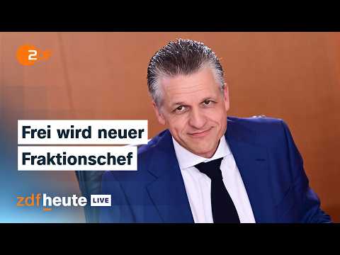 Video Thumbnail: Thorsten Frei wird neuer Unions-Fraktionsvorsitzender | ZDFheute live