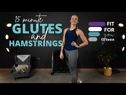 15 minute Glute & Hamstring Workout with Dumbbells | FIT for YOU fifteen