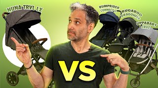 NUNA TRVL LX vs UPPAbaby Cruz, Bumprider Connect 3,Bugaboo Dragonfly Strollers | Best Strollers 2024