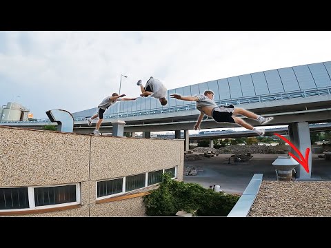 Flipping ICONIC ROOFGAP in Vienna | Parkour Vlog Ep.16 [WIEN]