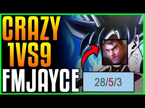 WAS THAT MY BEST JAYCE GAME EVER  ! ? ! ? ! ? | YOU WONT BELIEVE THAT CRAZY DMG | 1VS9 PENTA ! ! ! |