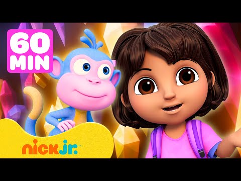 Dora | ¡Dora y Botas exploran una cueva de cristal! Y más nuevos episodios | 1 hora | Nick Jr.