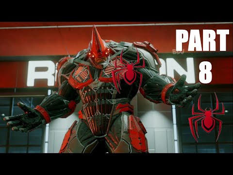 SPIDER-MAN MILES MORALES PS5 Walkthrough Gameplay Part 8 | RHINO (Playstation 5)