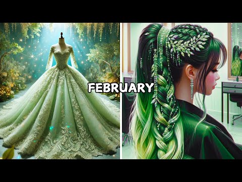 🎉✨Choose Your Birthday Month and See Your Dream Ball Gown & Perfect Hairstyle! 👗💇‍♀️ |  Choosy Month