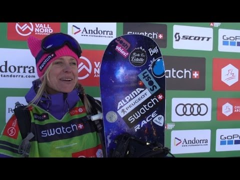 Snowboarder Anne-Flore Marxer wins in Andorra