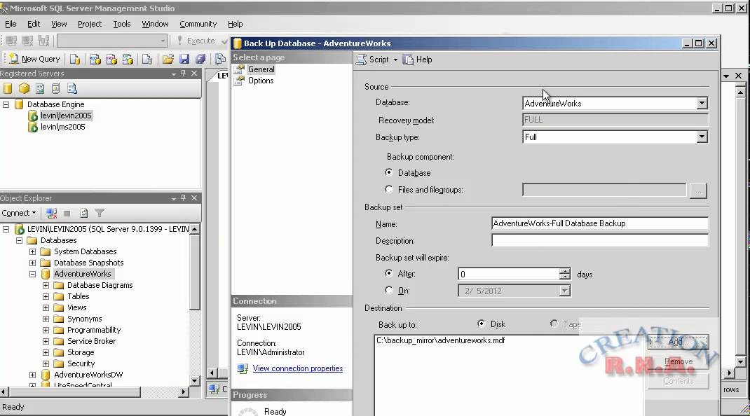 sql server 2005 / 2008  - database mirroring