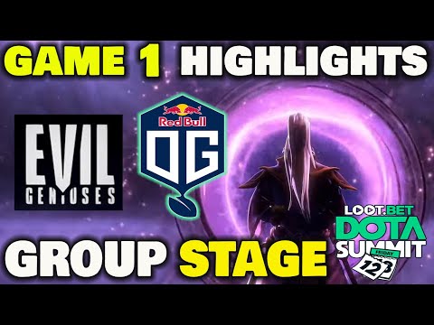 Evil Geniuses vs OG.Seed Game 1 Highlights Dota Summit 12 Group Stage