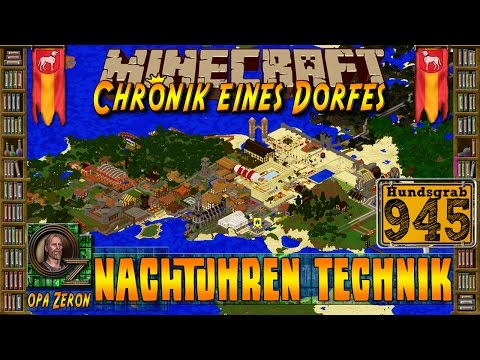 Minecraft #945-Chronik eines Dorfes- Nachtuhren Technik [HD+Deutsch]