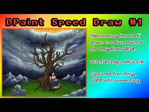 DPaint Speed draw for Amigathon 2020