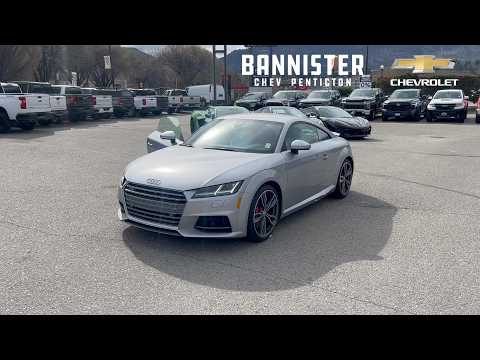 2016 Audi TTS 2dr Cpe quattro 2.0T in Silver for sale at Bannister Chevrolet Penticton in Penticton, BC