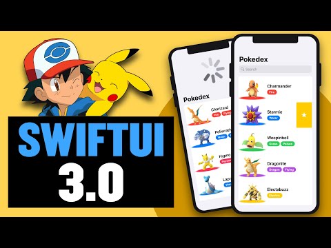SwiftUI 3.0 App using Searchbar, AsyncImage, Pull to Refresh and a SwipeAction (IOS 13, WWDC 2021)
