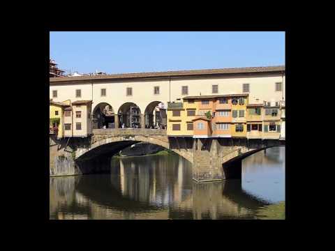 image-What is unusual about the famous Ponte Vecchio bridge in Florence Italy?