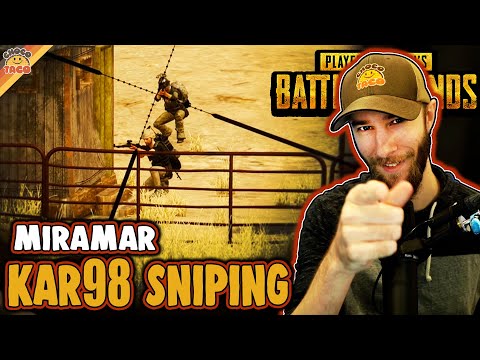 chocoTaco Has a Kar98 Back in His Hands ft. Swagger, Halifax, and HollywoodBob - PUBG Miramar Game