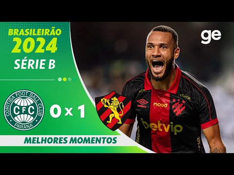Gols e lances de Coritiba x Sport