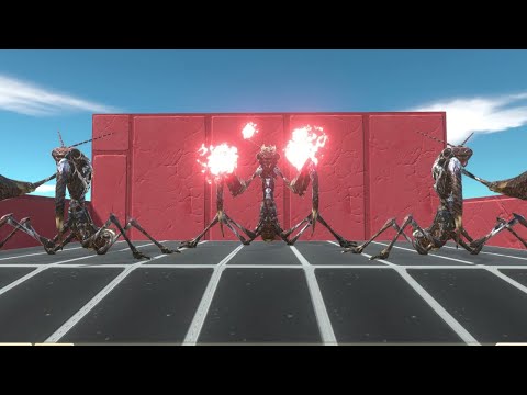 KING TIGER MANTIS DEATH RUN 😱😱 - IMPOSSIBLE MAZE | animal revolt battle simulator