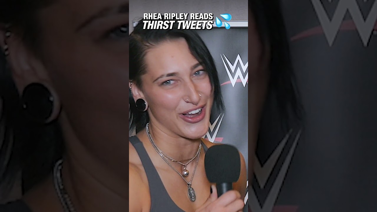 WWE Rhea Ripley Reads Thirst Tweets #shorts