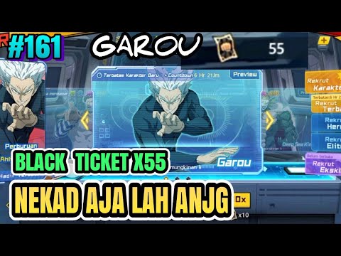 Jangan Ditiru!! Nekad Gacha Garou Ticket Hitam X55 One Punch Man The Strongest