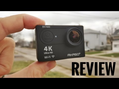 AKASO EK7000 4K Action Camera REVIEW & Sample Footage