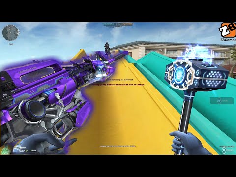 Crossfire NA 2.0 : M4A1 Iron Blue - Graviton Hammer - Hero Mode X - Zombie V4