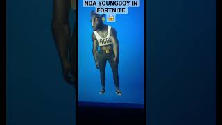 They added NBA Youngboy in Fortnite 😱 #shorts