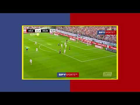 Olivier Giroud crazy goal against FC Koln friendly match. AC Milan vs Fc Koln