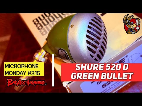 Shure 520DX Green Bullet Harmonica Microphone early 2000s - Present - Black image 7