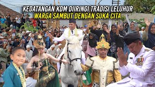 Download lagu DIIRINGI TRADISI LELUHUR | WARGA SAMBUT DENGAN SUKACITA KEDATANGAN KDM mp3