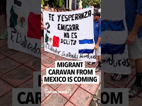 Illegal immigrants are on their way up from Mexico in a migrant caravan ahead of midterm elections