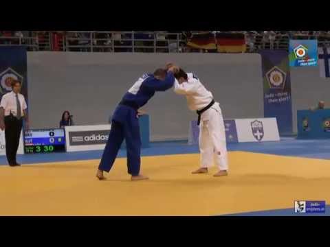 Judo 2014 European Championships Cadets: Gvelesiani (GEO) - Fara (AUT) [-90kg] semi-final