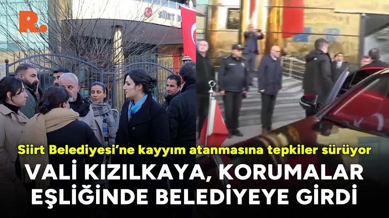 Siirt Belediyesi'ne kayyım atandı,tepkiler...