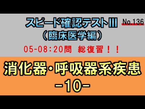ICD-10 第 10 章: 呼吸器系の疾患 - 定義