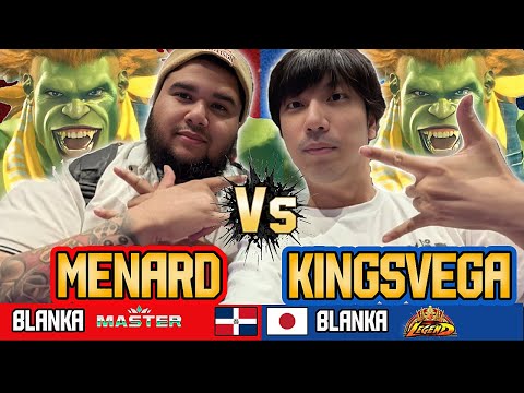 🔥 SF6 ▰ MENARD (Blanka) vs KINGS VEGA (Blanka) ▰ Street Fighter 6 🔥