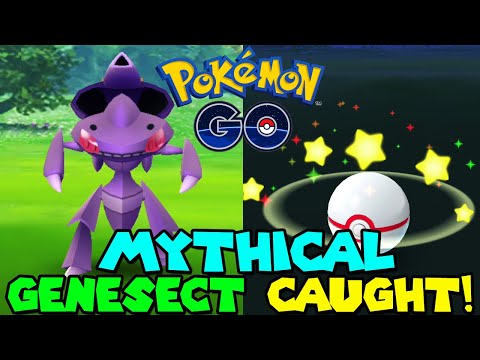 GENESECT Caught in Pokemon Go - GENESECT SPECIAL RESEARCH