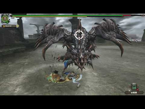 [MHFZ] GHC リオレウス希少種 極 ハンマーソロ/GHC Silver Rathalos (practice run)