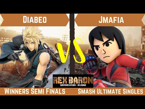 Rex Baron 3 Winners Semi Finals - Jmafia (Mii Brawler) Vs. Diabeo (Cloud)