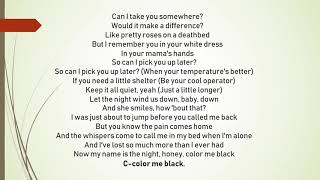 Brian Fallon - My Name Is the Night (Color Me Black) [Official Lyrics HD]