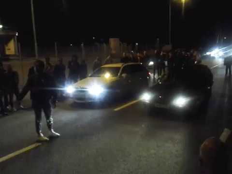 Street race efter linköpings träffen 20170826  del 1