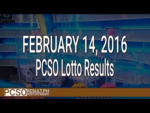 PCSO Lotto Results February 14, 2016 (6/58, 6/49, Swertres & EZ2)
