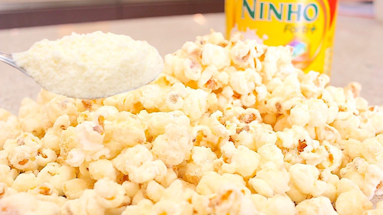 O SEGREDO DA PIPOCA DE LEITE NINHO! SUA PIPOCA NÃO SERÁ MAIS A MESMA! CROCANTE-FÁCIL-Isamara Amâncio