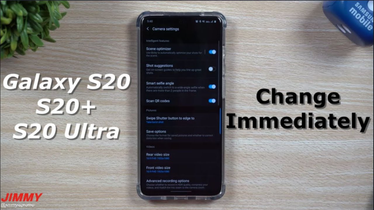 20 Galaxy S20 SETTINGS To Change NOW! (Galaxy S20, S20+ and S20 Ultra)