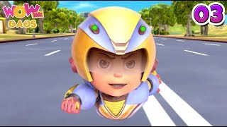 Vir: The Robot Boy | Hindi Cartoons For Kids | Action Gags - Part 3 | WowKidz Gags video