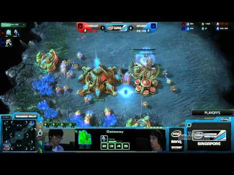 SC2:IEM Singapore Ro12 Grubby vs StarDust (Game 4)
