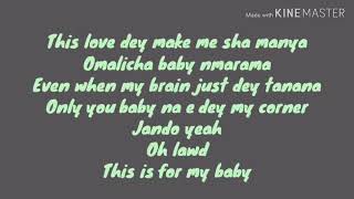 Patoranking - I&#39;m in love ( official lyrics video)