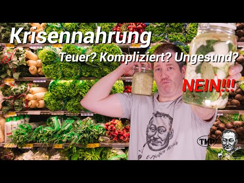 Krisenvorsorge!  Gemüse durch milchsaures Einlegen fermentieren lassen und haltbar machen.