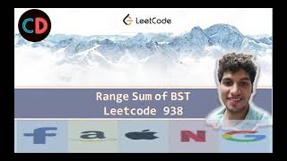 YouTube video 'Range Sum of BST | Leetcode 938 | Live coding session 🔥🔥🔥🔥 | O(n)'