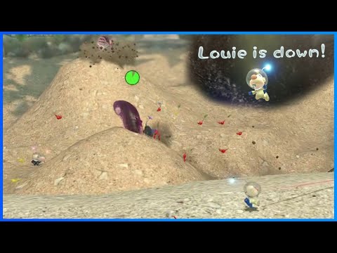 FIGHTING 3 SMALL MEERSLUGS! - Pikmin 3 Deluxe Hack