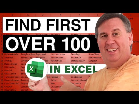 Excel - Dueling Excel - Find First Over 100 Duel 150 - Episode 1855