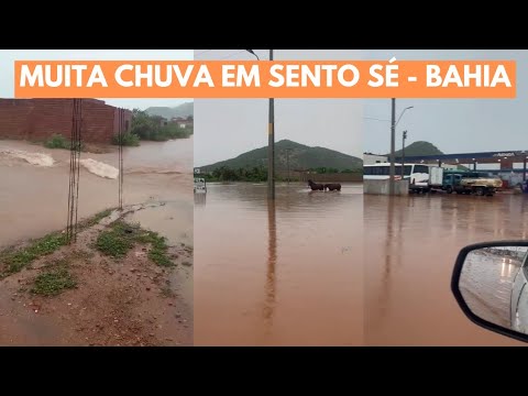 Muita chuva em Sento Sé BAHIA