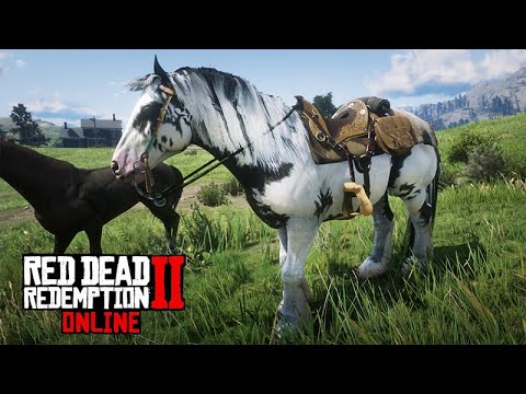 Compramos um LINDO CAVALO GYPSY  COB e fazendo entregas com os amigos   - Red Dead ONLINE